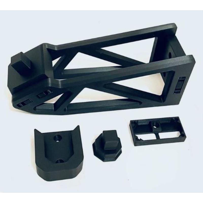 DIY Building Block Wall Display Bracket Adjustable Wall Mount Holder for LEGO Icons Concorde 10318