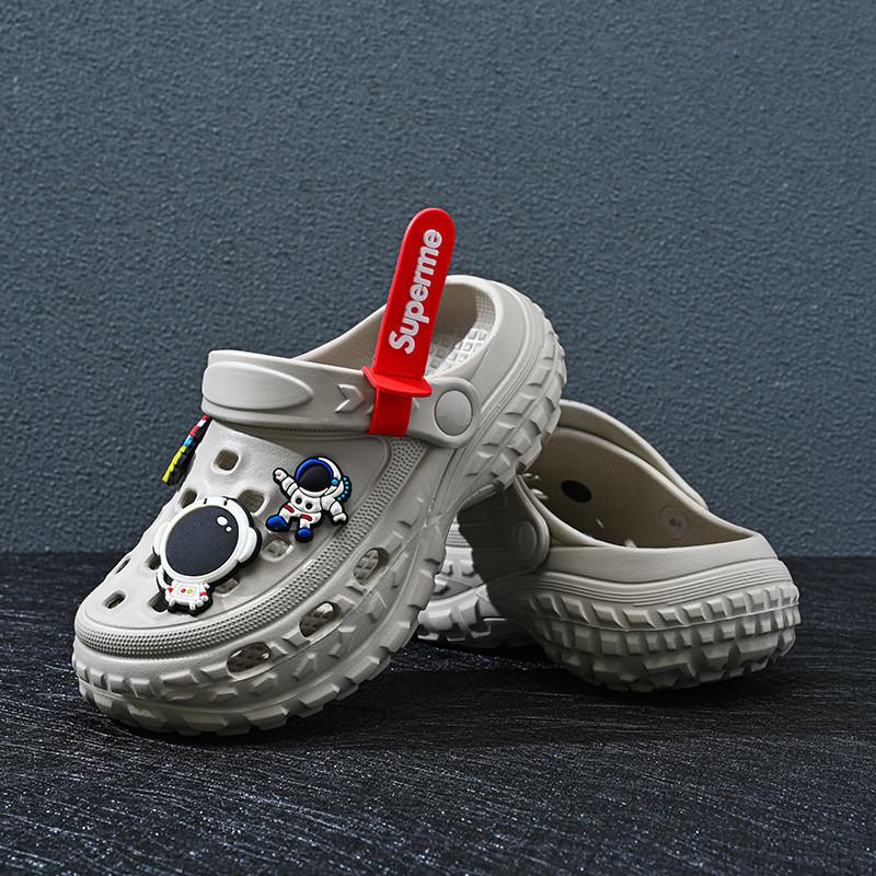 Летние детские мультяшные ЭВА клоги для мальчиков и девочек, дышащие, нескользящие, пляжная обувь различных цветов и размеров для активного отдыха