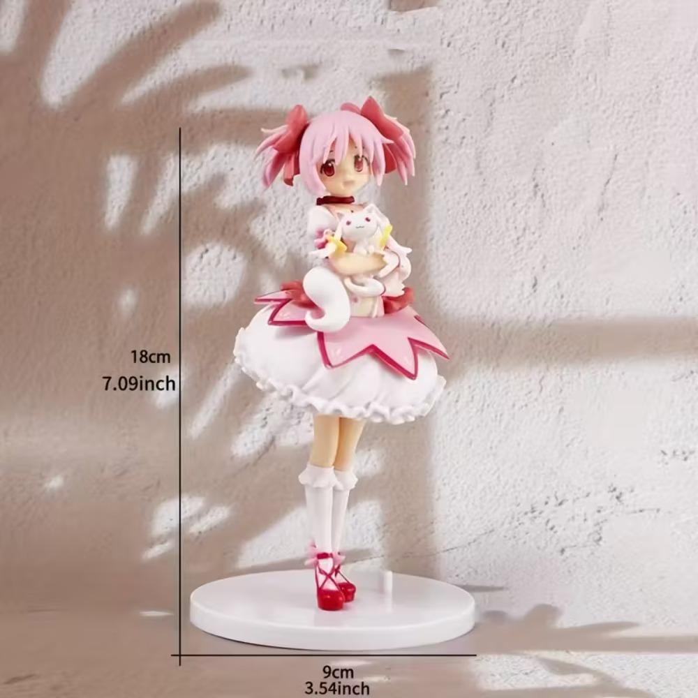 18 см Мадока Канаме Фигурка Действия Puella Magi Madoka Magica Аниме Коллекционная Статуэтка Настольный Декор Подарок Для Детей Детей Фанатов