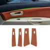 Soft Leather Door Armrest Cover For Mazda 3 2004 2005 2006 2007 2008 2009 4pcs/set Car Door Panel Skin Cover Sticker