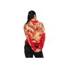adidas Cny Новогодний геометрический узор с полным принтом, длинный рукав, толстовка с капюшоном, женская толстовка с капюшоном, красная HI3262