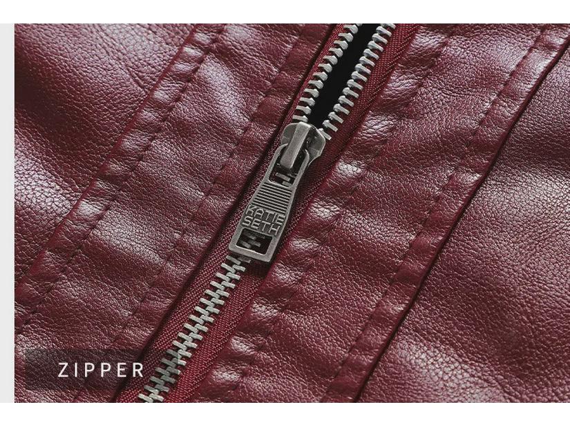 Мужская мягкая и теплая куртка из искусственной кожи для мотоцикла – возможен индивидуальный логотип