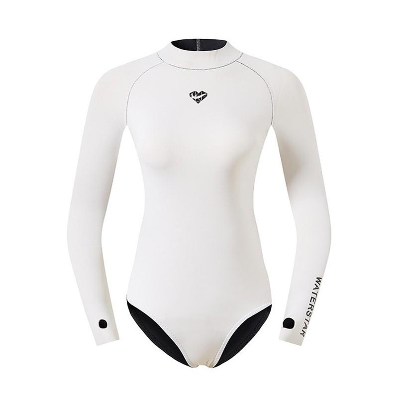 Womens 2mm Neoprene Full Bodysuit Wetsuit Snorkeling Freediving Swimming UV Protection