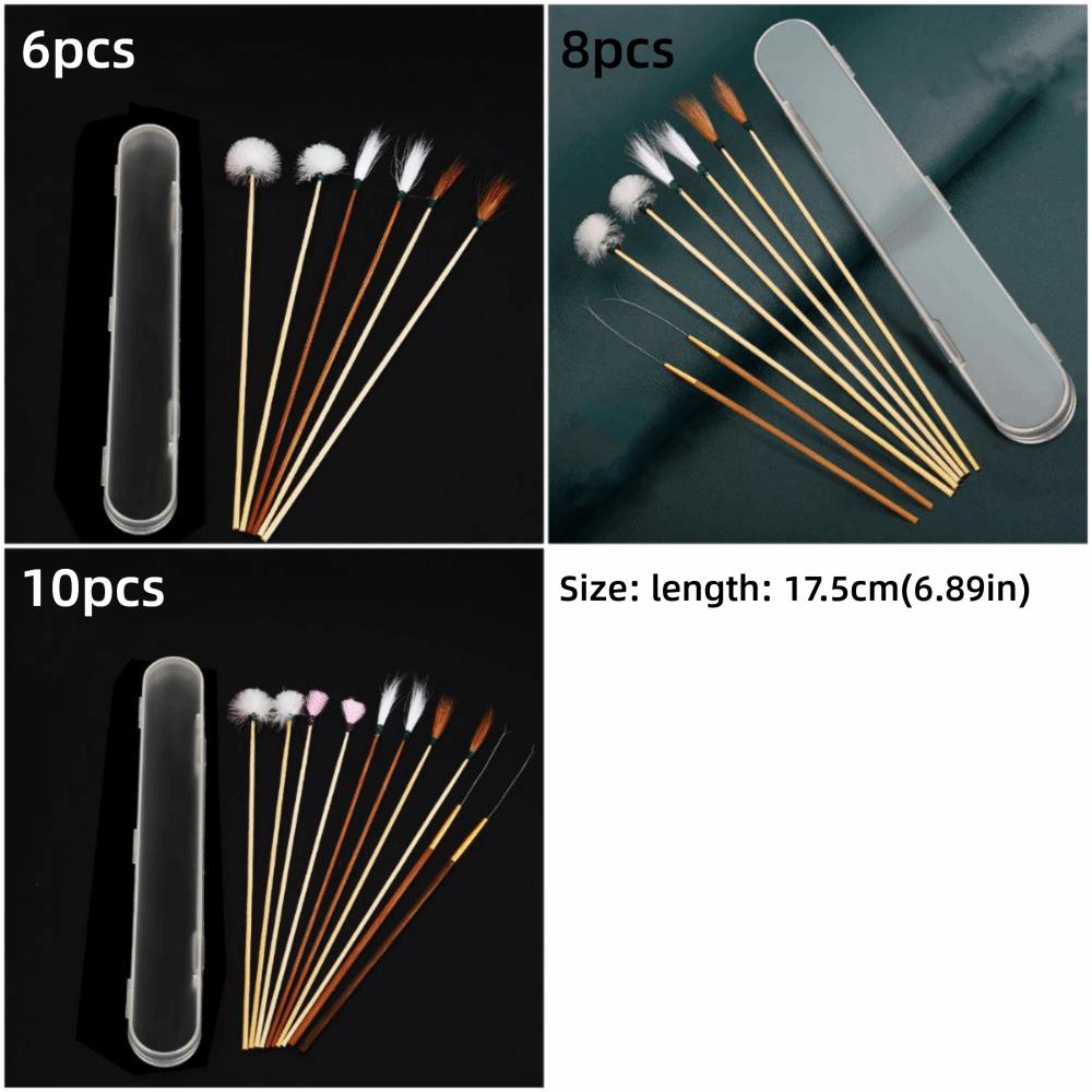 6/8/10PCS Stainless Steel Wax Remover Curette Spoon Cleaner Wax Cleaner Tool  Hygiene Maintenance