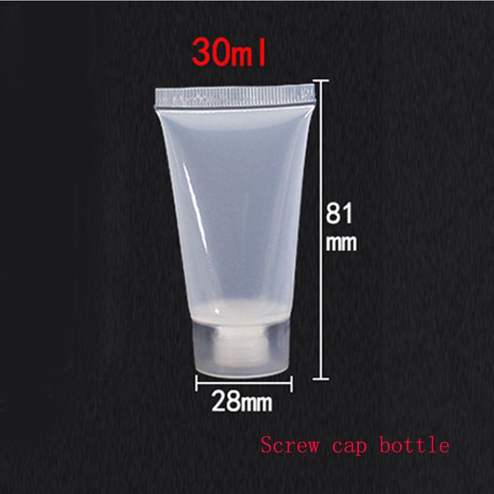 Шланг Сжимаемый Портативный Пластиковый Портативные Пустые Косметические Бутылки Очищающее Средство Для Лица Прозрачный