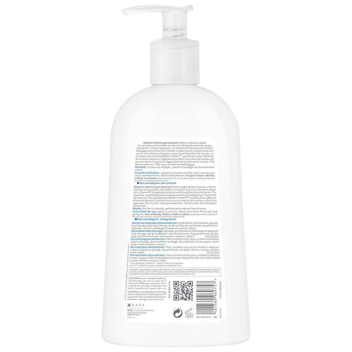 Gel Moussant - BIODERMA - ATODERM INTENSIVE - 500 ml - Hypoallergénique - Sans parabène