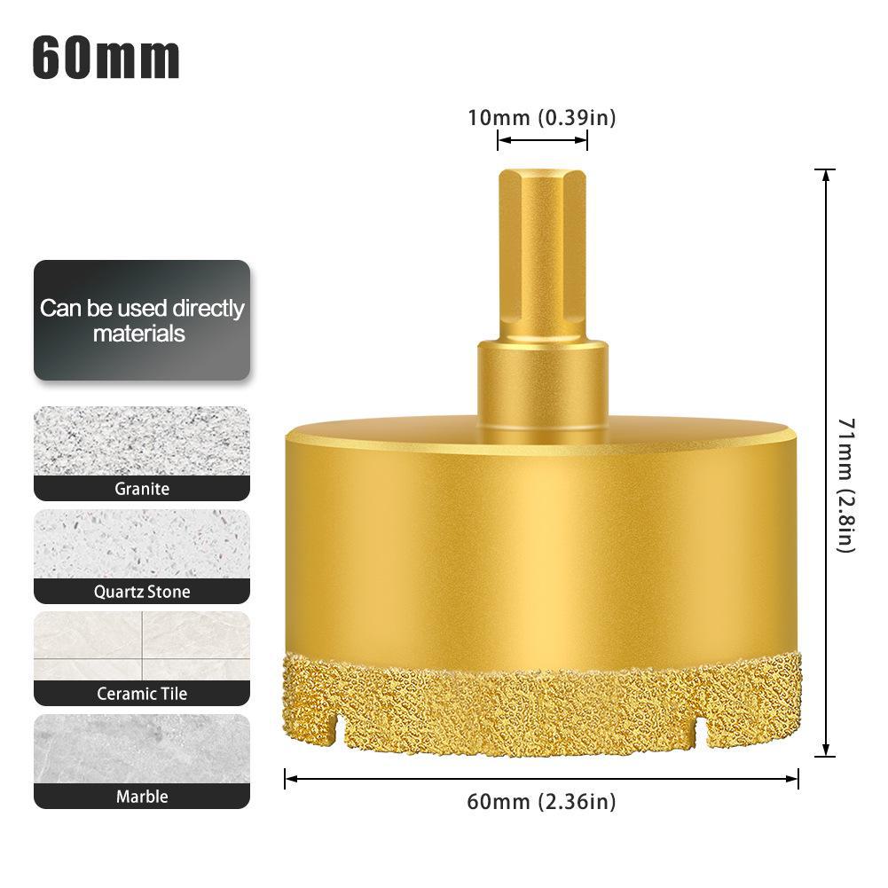 Многофункциональное сухое сверло для плитки: мрамор, керамогранит, гранит и стекло — идеально подходит для легкого сверления отверстий