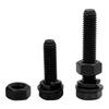 8.8 Grade Black Quenched Hex Head Bolt, Nut & Washer Set