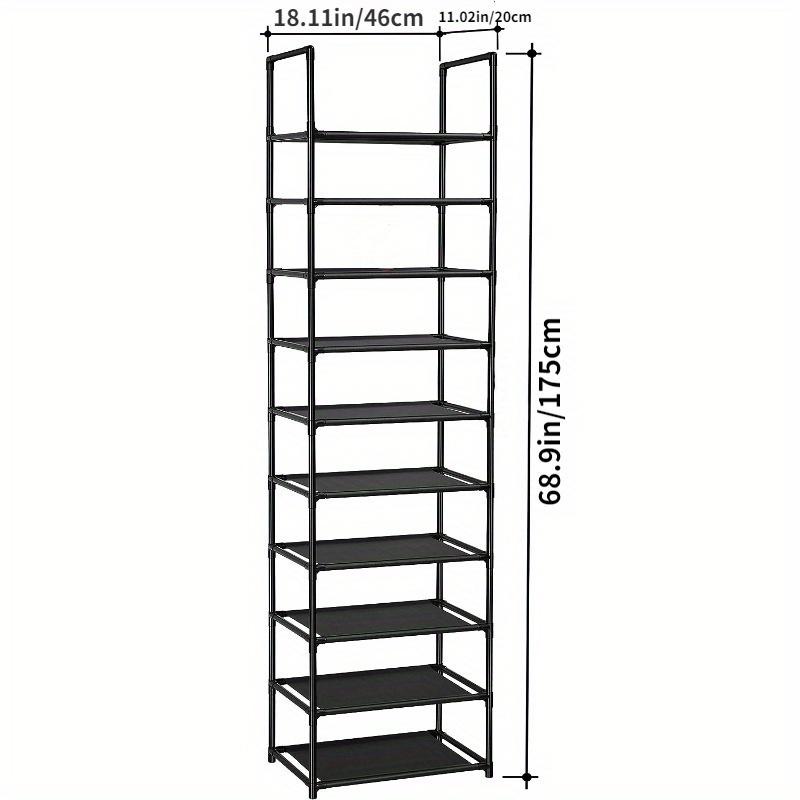 10-этажная дверь из нетканого материала. Простая полка для обуви в сборе. Полка для обуви. Современная простая полка для пыли.