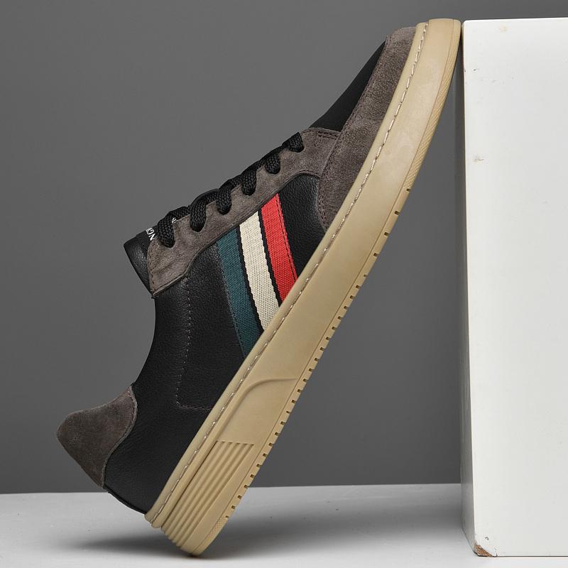 High Quality Men Genuine Leather Casual Shoes Spring Autumn Men Sneakers Luxury Brand Mens Shoes Comfortable Flat Male Footwear