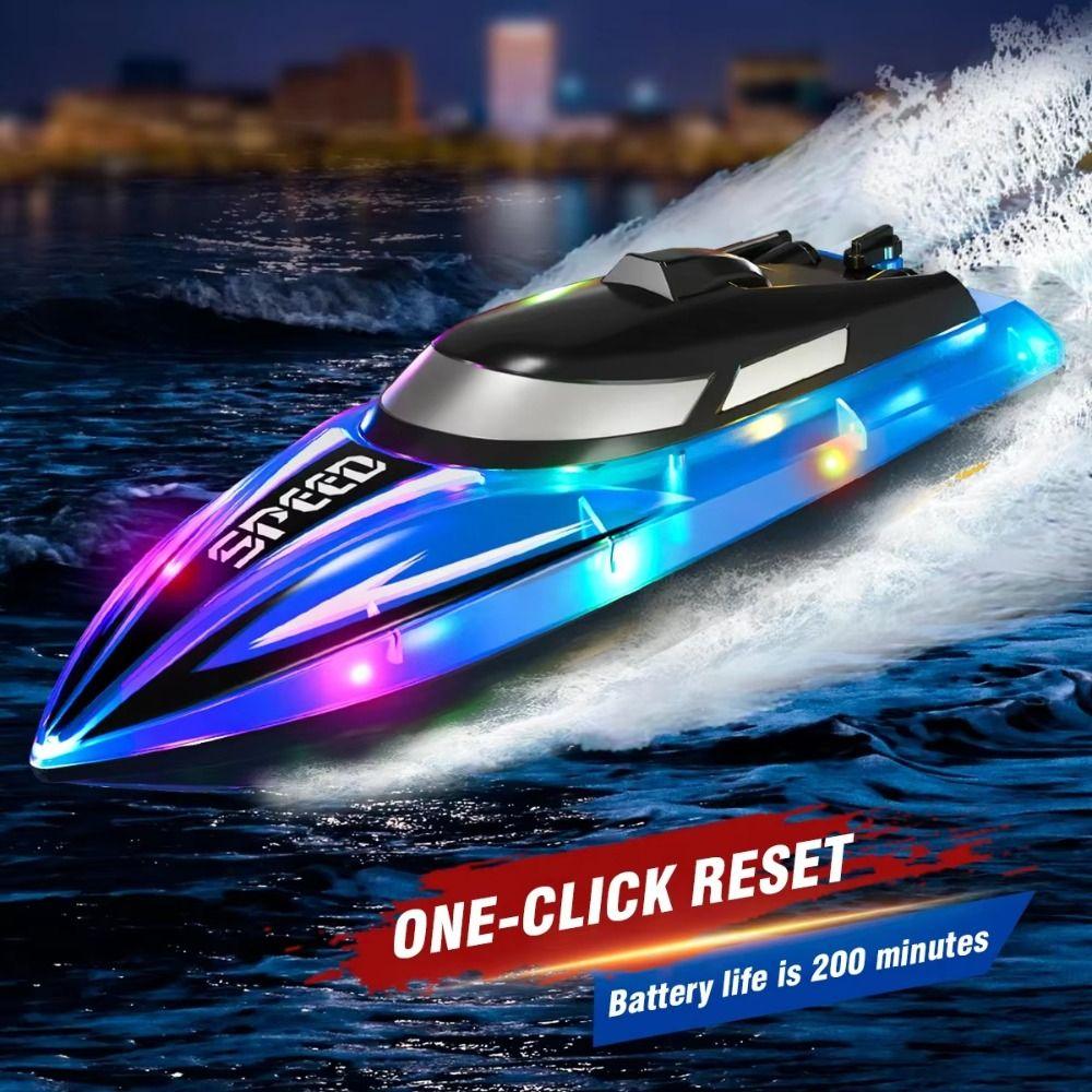 Dual Motors Remote Control Ship Toys Electric Watercraft Electric Yacht Boat for Children