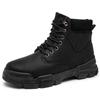 Fashion Men Shoes Spring Autumn Boots Retro Style Ankle Boots Lace Up Casual Boots High-top Shoes for Men Wear-resistant Zapatos Boots
