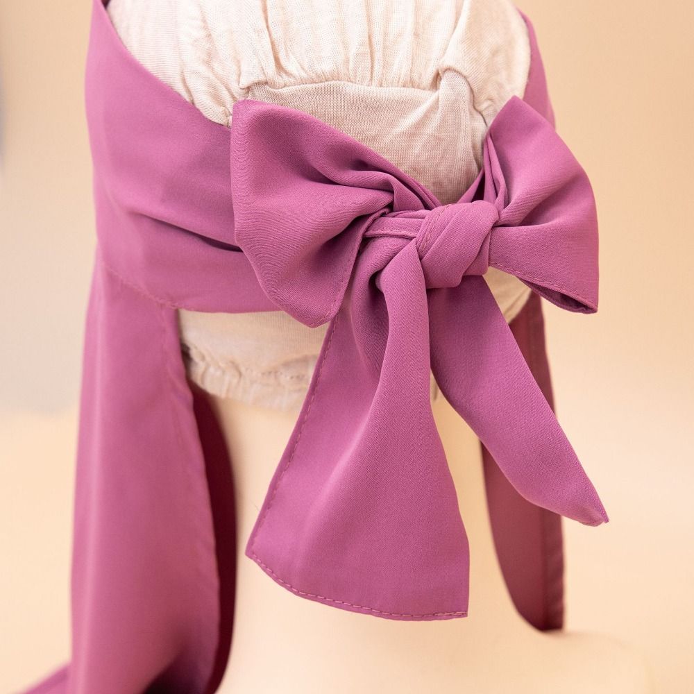 Мусульманские платки с завязками сзади, эластичный исламский головной платок, скромный головной убор из ниды, шапочка для повседневной носки