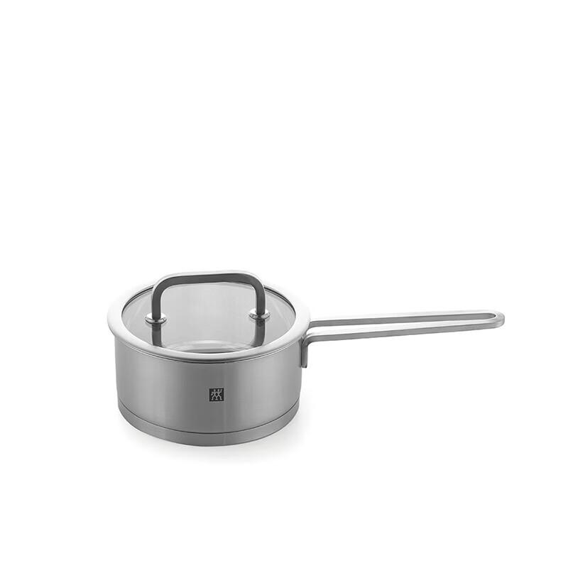 ZWILLING 16cm Stainless Steel Cooking Pot with Glass Lid
