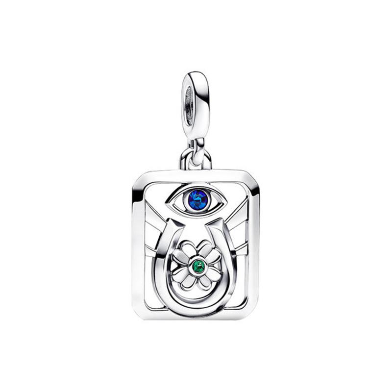 Новый медный пентакль солнце клевер аксессуары серии Me мини-подвеска подходит для оригинальных браслетов и ожерелий с шармами Me