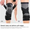 Outdoor Sport Compression Kneepad Fixed Belt Kneecap Fitness Training  Protective Gear GrayM