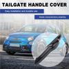 AU63-For Fiat Abarth 500 595 695 Car Trunk Door Handle Cover Decorative Sticker Tailgate Handle Cover