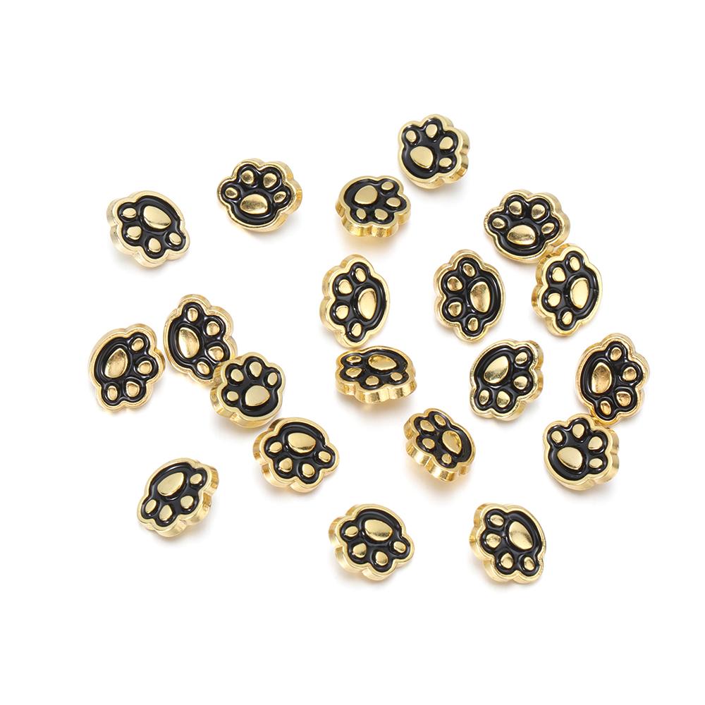 Dollhoues Miniature Decoration Metal Buckles DIY Doll Clothes Mini Buttons Clothing Sewing Buckle