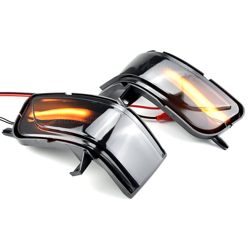 2 шт. Светодиодный динамический указатель поворота, мигающая лампа для Honda CRV CR-V 2007-2011 Crosstour 2012-2016 Боковой фонарь зеркала заднего вида
