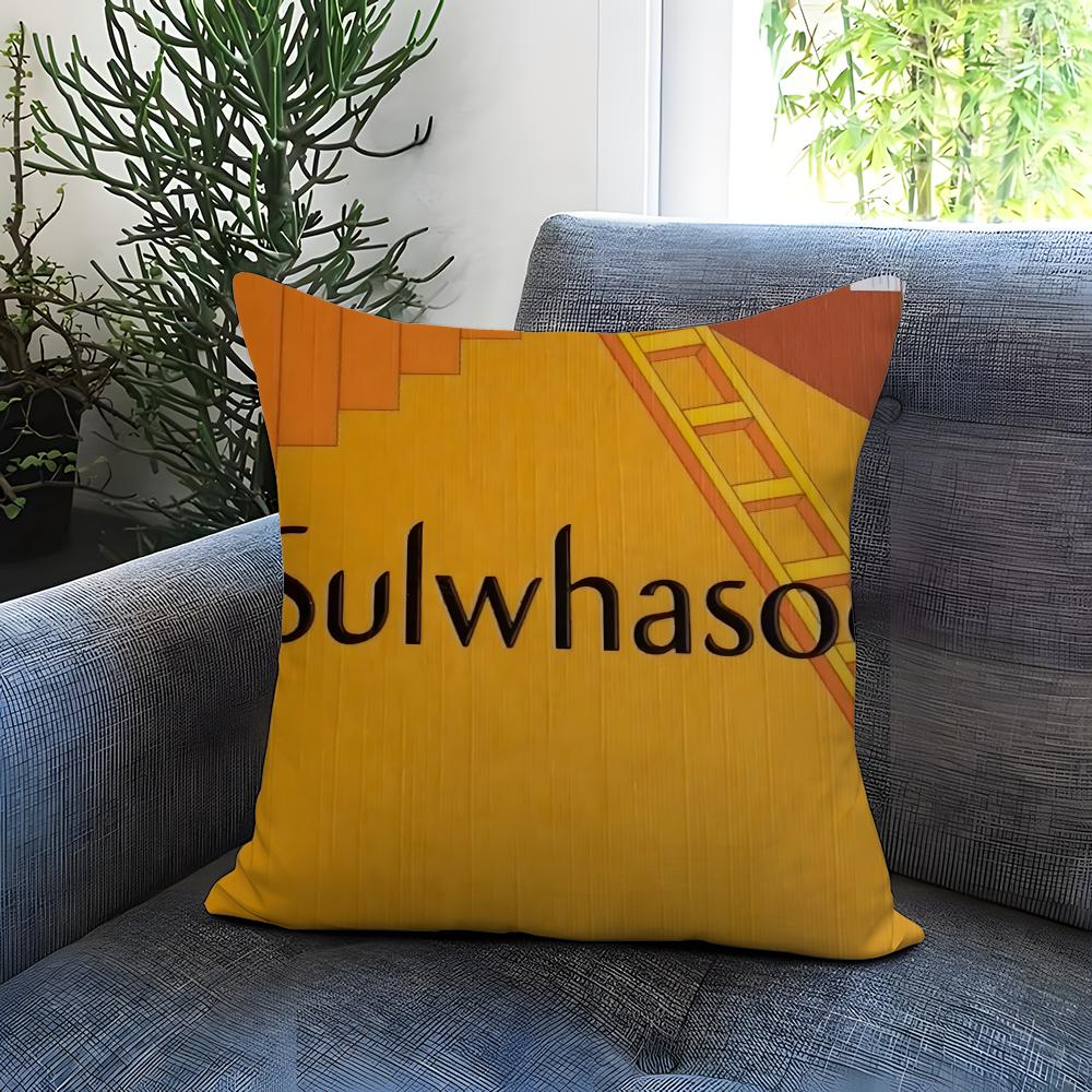 POPULAR SulwhasooSS Cushion Cover Comfortable Reversible Pillow Cover Ideal for Car Sofa Bedroom & Beyond