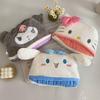 Детский халат-полотенце с капюшоном Kuromi Cinnamoroll - Быстросохнущий, коралловый флис, мягкий, впитывающий, не линяет