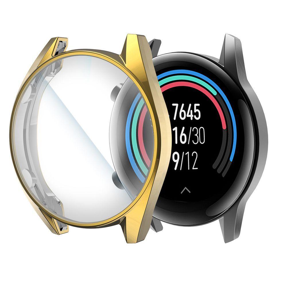 Soft Wristbands Smart Watch Full Screen Protector Plating TPU Case Watch Cover Protective Shell
