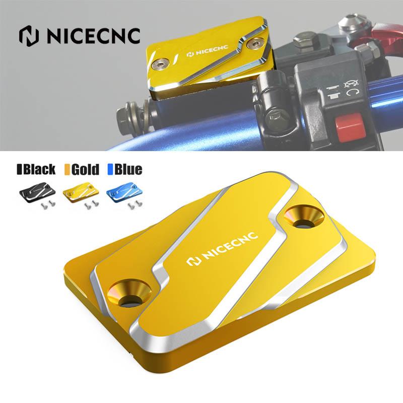 NICECNC For Suzuki DR-Z 400SM 2005-2017 DR-Z 400S 2000-2017 DRZ400S DRZ400SM Motocross Front Brake Oil Fluid Reservoir Cover Cap