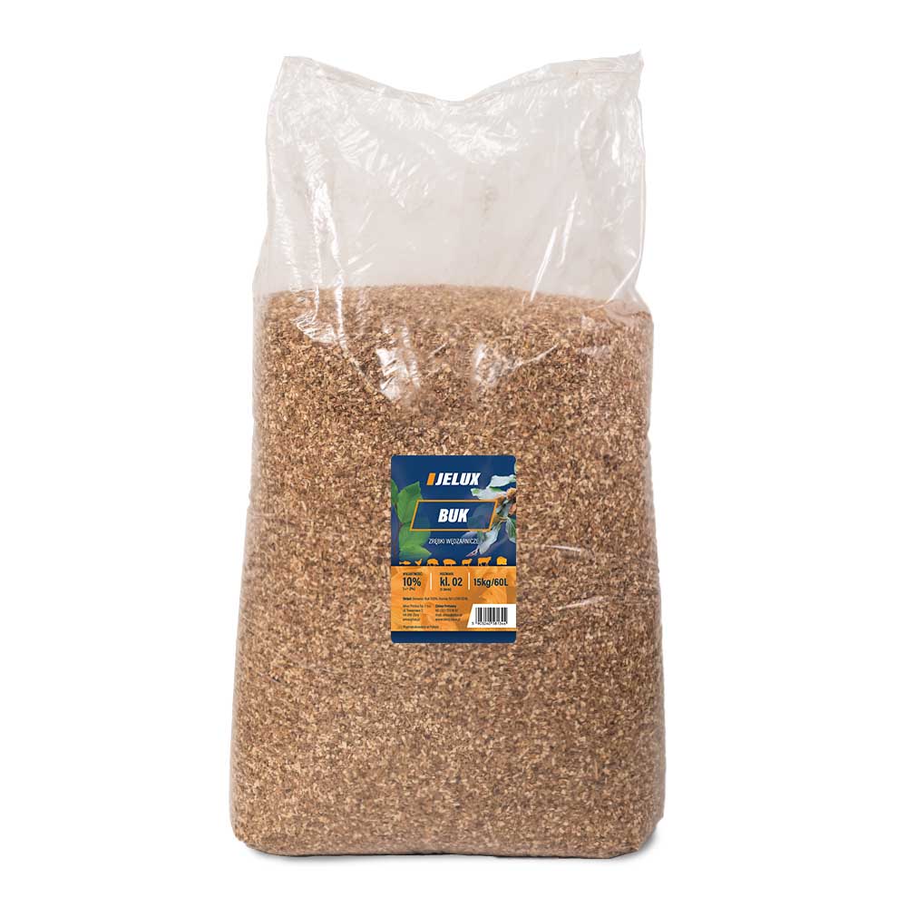 Zrębki Wędzarnicze Buk 02 15Kg