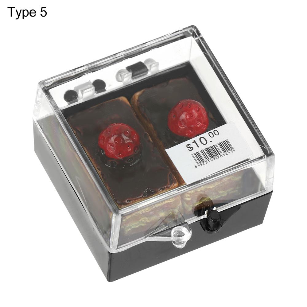 1:12 Scale Miniature Boxed Bread Dollhouse Cake Simulation Food Doll Accessories Scene Model Kitchen Toy Playing House Gift Toy