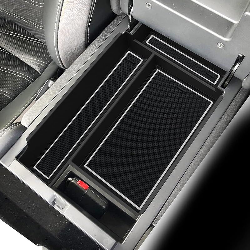 SHAOHAO For 2024 2025 Nissan Pathfinder Center Console Organizer Tray 2024 2025 Pathfinder S/SV/SL/Rock Creek/Platinum Armrest Storage Box Tray