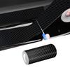 3D Carbon Fiber Anti Scratch Tape Car Sticker DIY Paste Protector Strip Vinyl Automotive Wrap Film With Air Release Bubble Free