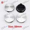 ahsgp6 56mm 4 Piece Wheel Tire Center Cap Logo for Tesla Original Hub Caps Model3 Model Y Model S X High Quality Auto Accessories