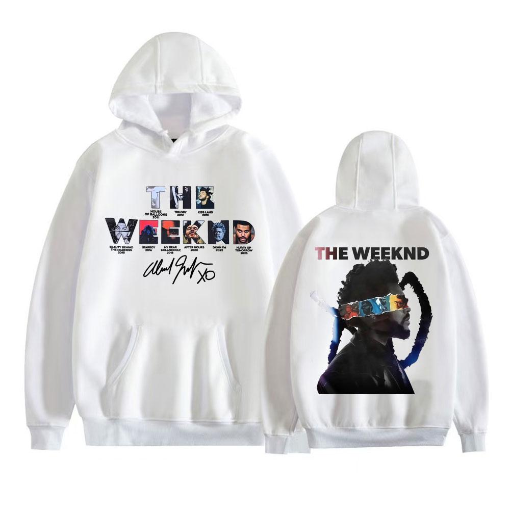 Vintage The Weeknd After Hours Til Dawn European Tour 2026 Hoodies Men's Clothing Fashion Hip Hop Style Sweatshirt Oversized Casual Cozy Pullovers