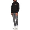 Emporio Armani Мужская толстовка с принтом букв EA7 Черный Золотой 6HPM18-PJ05Z-1203