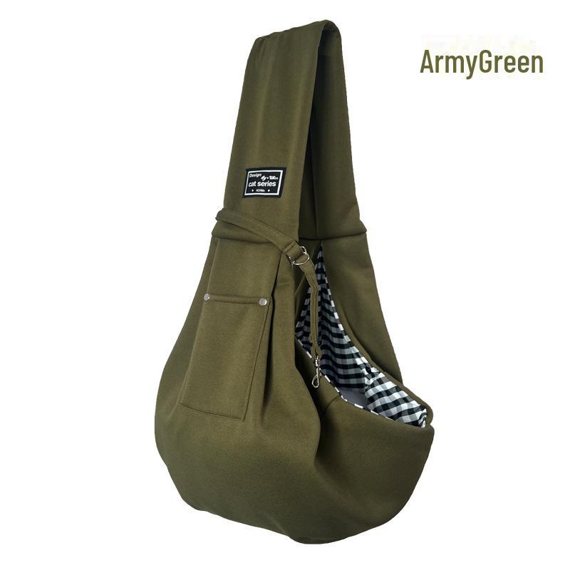 Однотонный рюкзак для кошек и собак через плечо