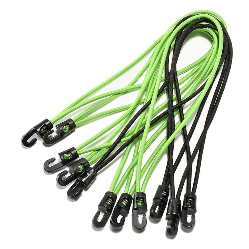 20pcs Elastics Tension Straps With Hook 10cm Sturdy Rubber Expanders Accessory for Tarpaulin Tents Banners Outdoor Use