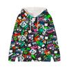 Angry Geometry Dash Hoodie Children Clothes Kid Girl Boy Sweatshirt Manga Hoody Baby Casual Pullovers Sportswear Clothing