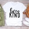 (Asian Size) Women Sweet Letter Trend 90s Casual Short Sleeve T Shirt Fashion Tee Top Clothing Print Ladies Female Graphic T-shirts