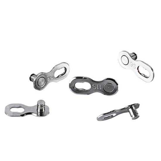 Chain Link Connector Metal Tensile Break-Proof Bike Chain Buckle Easy Disassembly Bike Chain Buckle for 8/9/10/11/12-Speed Chains