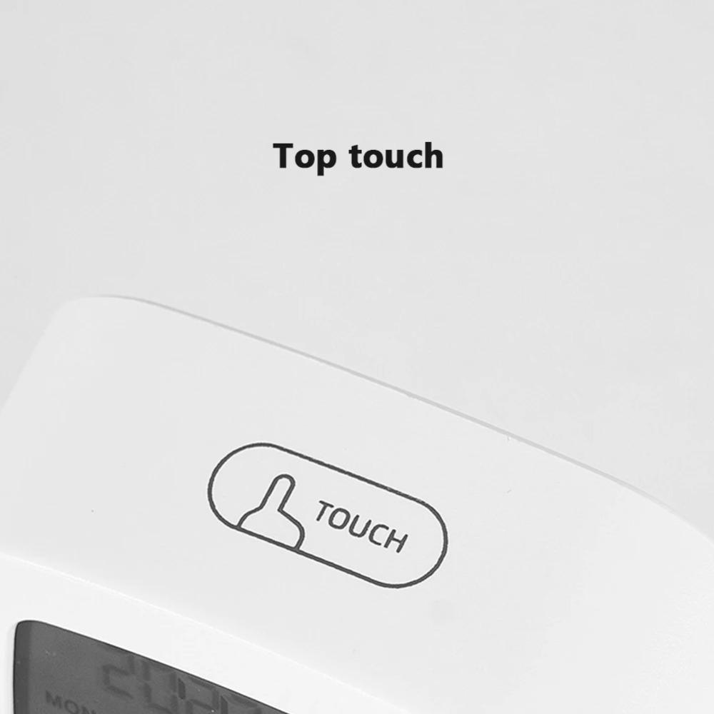 Battery Operated Convenient Small Alarm Clock Humidity Monitor Led Alarm Clock New Table Clock