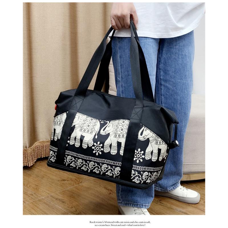 Текстурированная сумка с разделением для сухой и влажной воды для увеличения вместимости. Водонепроницаемая мужская дорожная сумка для фитнеса.