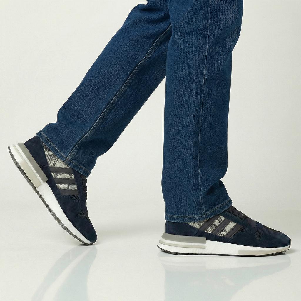 adidas ZX 500 Boost RM - Snake - Мужские кроссовки черные BD7924