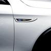 AKN1 2pcs Car Styling Side Fender Body Emblem Stickers Knife Badges Decoration For Ford Fiesta Focus 2 MK3 Mondeo MK4 Mustang Ranger