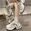 Thick-soled Dad Shoes for Women In the Summer of 2025, New Popular Soft-soled Lightweight and Versatile Breathable Mesh Running Sneakers