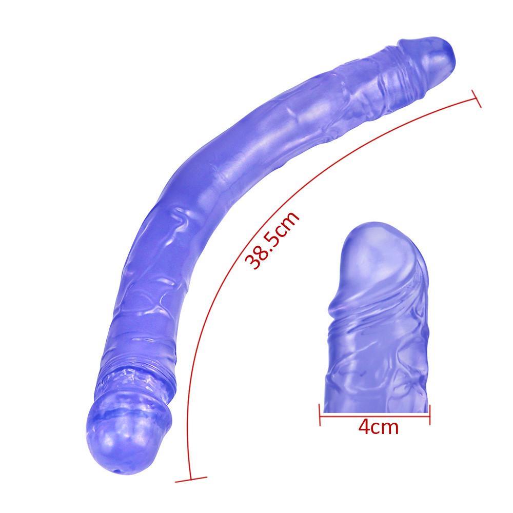 Мягкий фаллоимитатор, двойной длинный реалистичный фаллоимитатор RUNYU Cock, лесбийский вагинальный анальный штекер, пенис для женщин, фаллоимитаторы, секс-игрушки