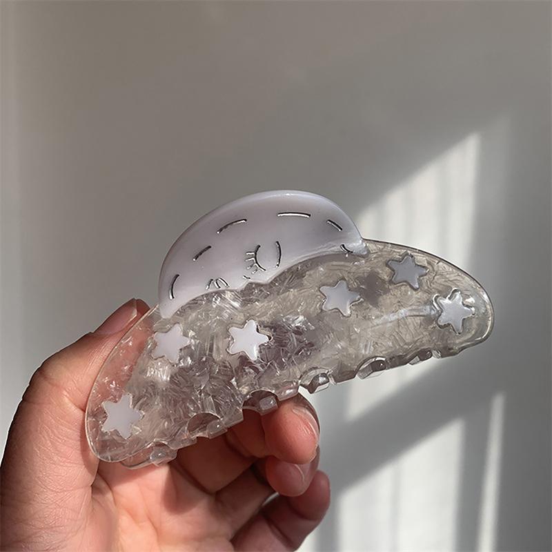 Ацетат Винтаж Звезда Ангел Зажим Фэнтези Элегантный Акула Зажим Креативный Животный Улитка Волосы Коготь Для Женщин Девочек Аксессуары Для Волос