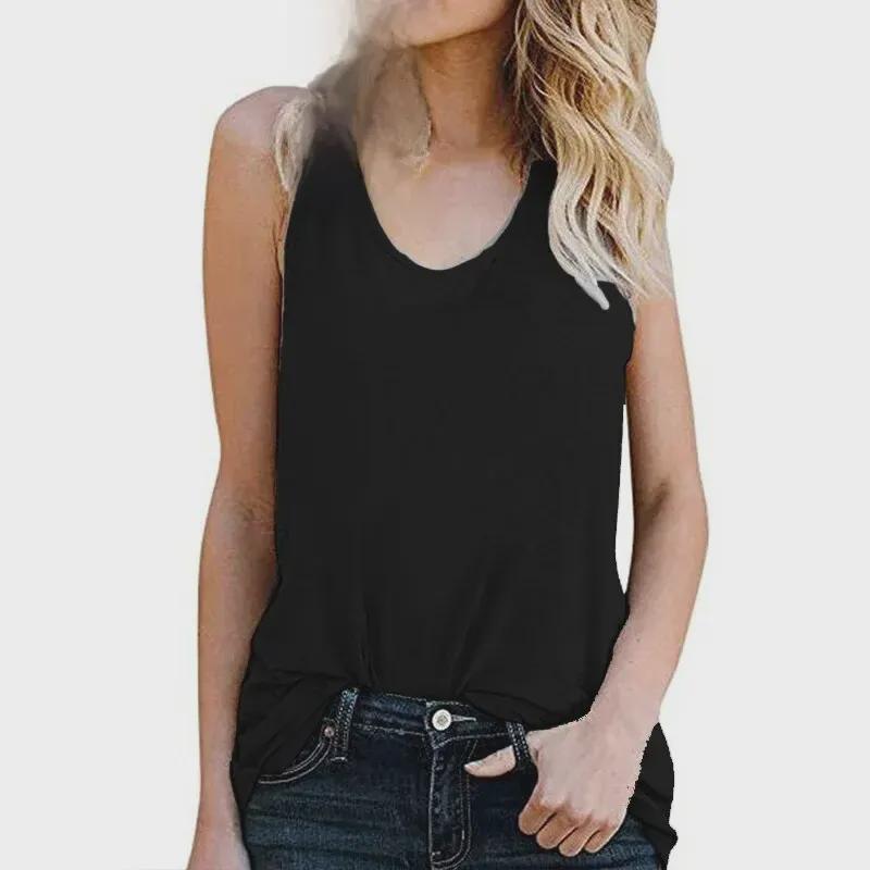 Женская майка I-образной формы для лета 2024 года в европейском и американском стиле