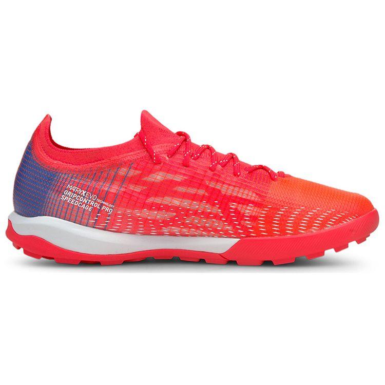 Puma Ultra 1.3 Round Toe Lace-Up TF (Rubber Studs) Football Shoes Men Football Shoes Red 10651601
