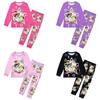 Kids Boys Girls Anime Cartoon Bad Guys Printed Casual Long Sleeves T-Shirt Pants Trousers Clothes Set