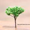 Pink Peach Flower Tree Miniature Ornament for DIY Landscaping